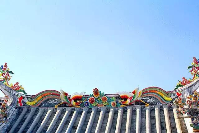 潮州嵌瓷，屋頂生花