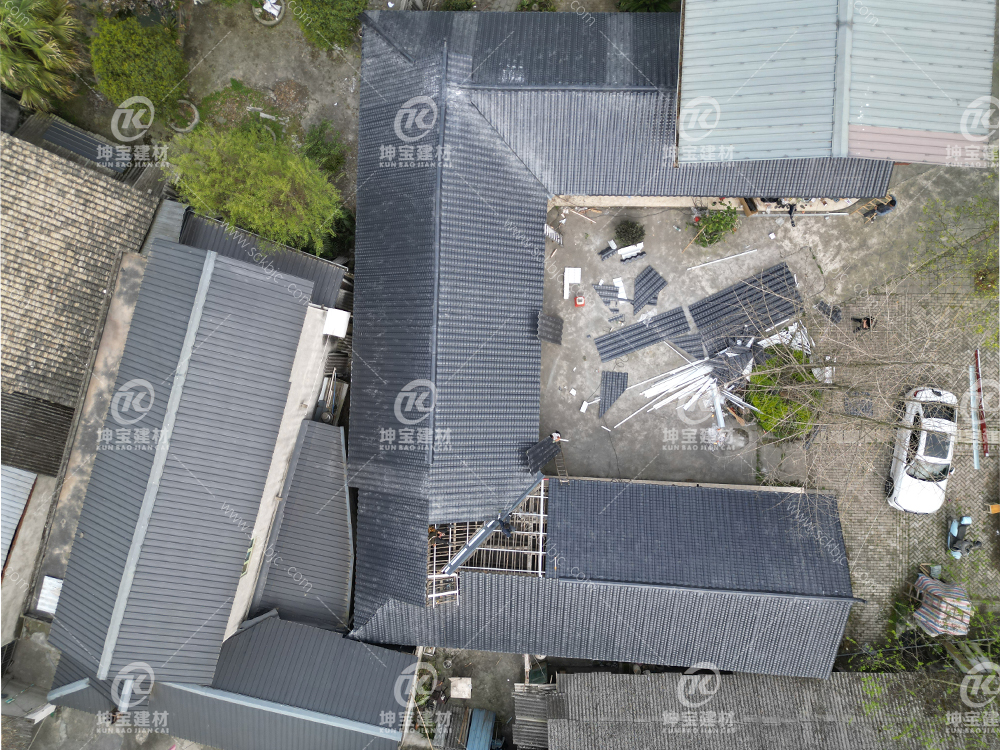 100-200平方房子鋪多少合成樹(shù)脂瓦？總費(fèi)用多少錢(qián)？